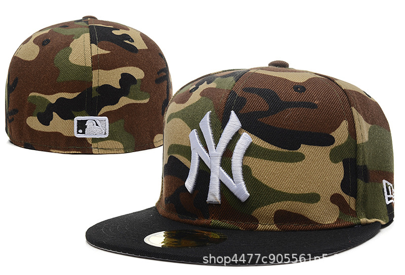 Sombreras de béisbol totalmente cerradas para hombres no ajustables, sombreros de baile callejero totalmente cerrados, sombreros de borde plano, sombreros de tamaño americano
