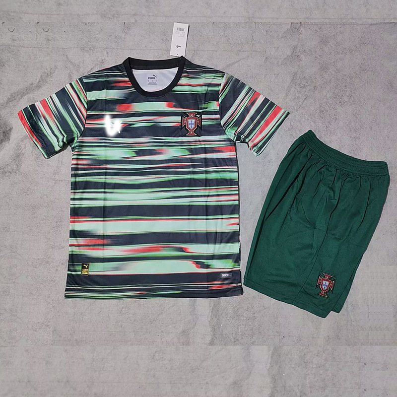 2526 Portugal Training Uniform Adult Football Uniform Set Match Jersey Set Soccer Uniform