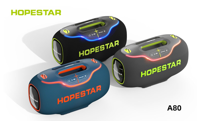 跨境hopestar低音炮大功率音响户外K歌带话筒电脑蓝牙大音箱|undefined