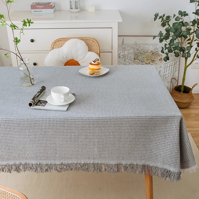 Honeycom-gray white (meja panjang) / 90*90cm-cocok untuk meja samping tempat tidur/meja bulat persegi kecil