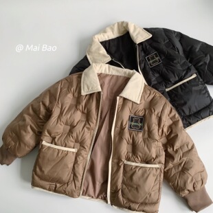 Mabao Kidsren's down Jacket 2025 Winter New Product Standard Loose 90 White Duck down Warm Korean Style Versatile F0472