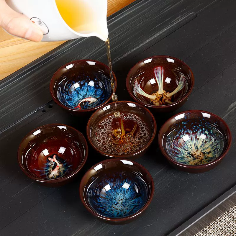 High quality tea cup, gift box, internet celebrity, full set