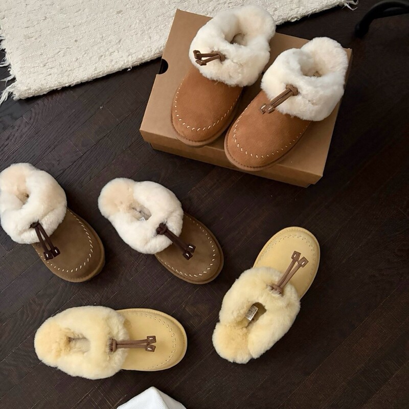 Little chick yellow fluffy slip-on 2026 new popular style flat round-toe half-slip-on women's autumn and winter thick-soled snow boots Little chick yellow fluffy slip-on 2026 new popular style flat round-toe half-slip-on women's autumn and winter thick-soled snow boots