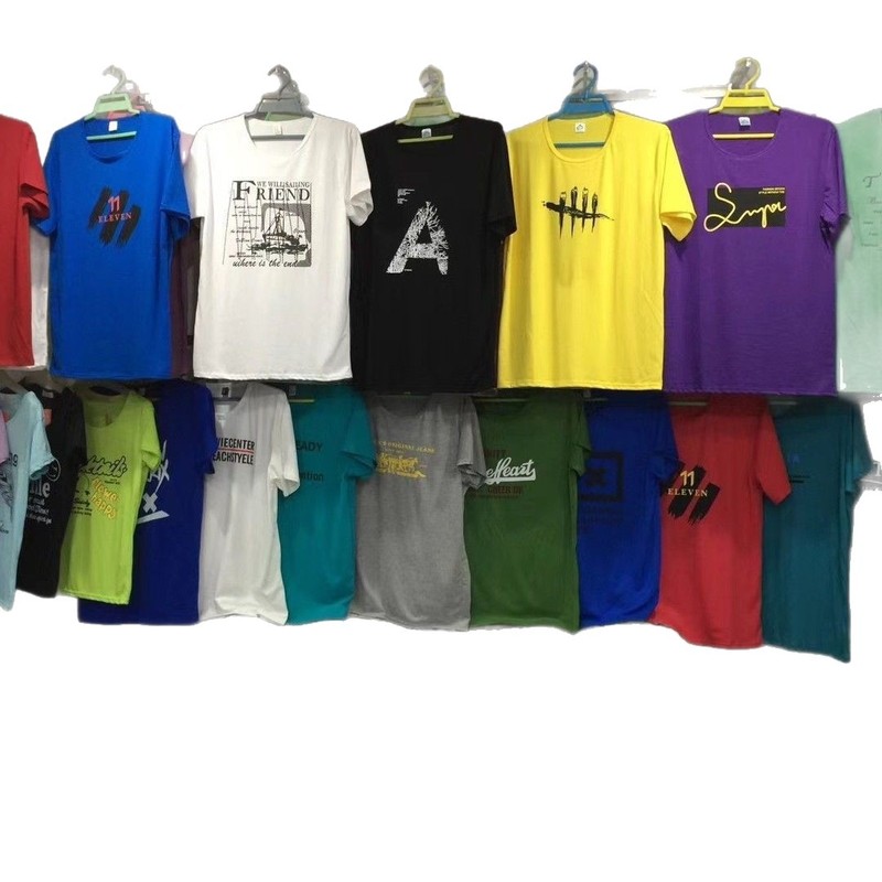 露店、夜市、10元モデル、格安カジュアル紳士服供給、綿夏半袖Tシャツメンズ卸売|undefined