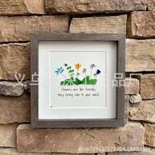 Flower sea glass友谊海玻璃石头立体装饰摆件独立站新2024