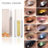 YOUNG VISION12 Color Single Single Pearl Light Eye Shadow Pillister Light Eye Shadow Fight Flash Highlight Lie silkworm