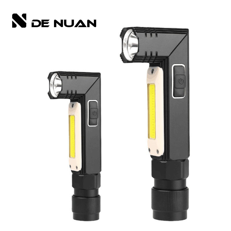 Cross-Border Strong Magnetic Work Light Ultra-Bright Strong Light Waterproof Led Auto Repair Charging Repair Long-Range Household Small Flashlight
