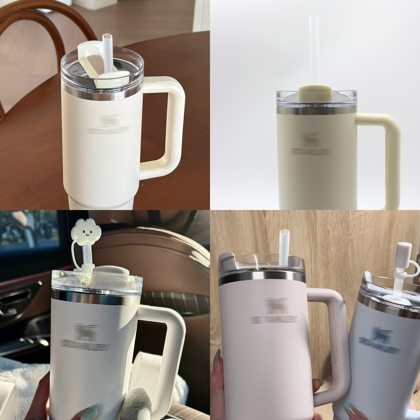 Pajita Stanley, pajita de silicona Stanley, importación directa transfronteriza, material PE, inodoro, Amazon Ice King 31cm.