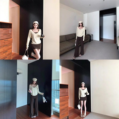 【厂家源头现货直发】长袖T恤女秋新款简约宽松防晒罩衫百搭上衣