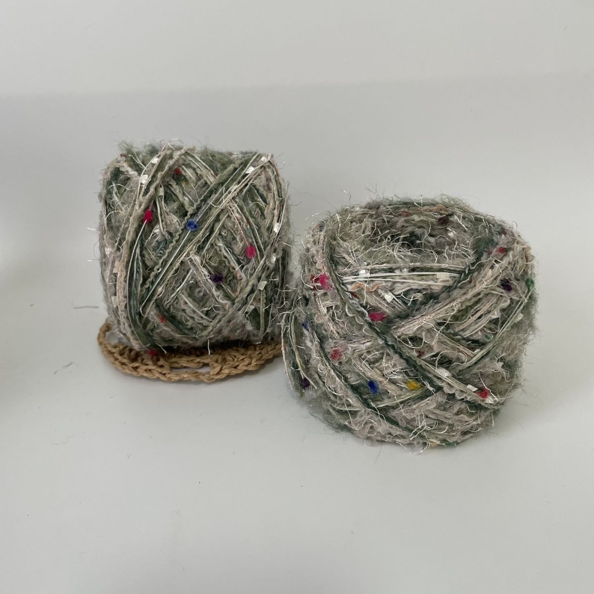 柔软苔藓!手混线绿野仙踪手工仿真编织线diy复古涂鸦反战麻绳清仓