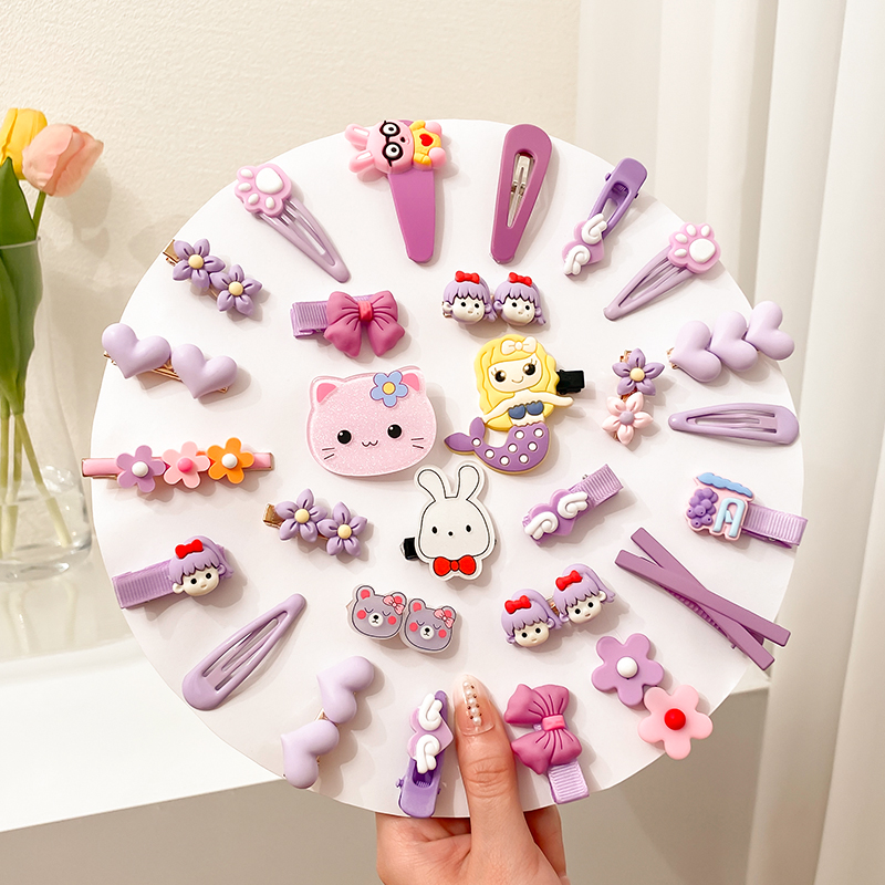 Clips de cabello para niñas, tocado para niñas, clips de cabello para niñas lindas y bonitas, clips para niñas, bebés súper lindos, Beiqin