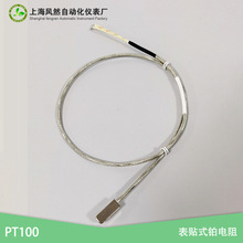 扁壳式温度传感器 表面贴片式铂电阻 WZPT06PT100 温度探头PT1000