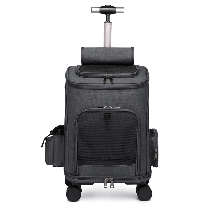 Pull Rod Pet Bag - Spacious and Comfortable