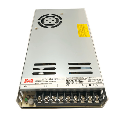 台湾明纬电源LRS-350-24 350W24V单组输出电源供应器