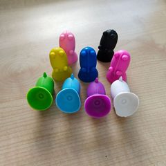 批發卡通小豬支架硅膠吸盤支架橡膠支架底座桌面懶人支架速發