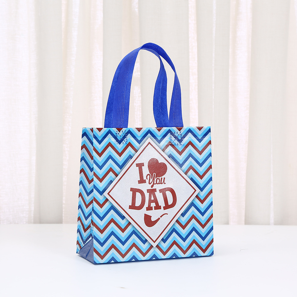 Casual, Festival Occasion Father'S Day Cute Slogan Bowtie Paper Casual Festival Gift Bags Party Supplies Gift Wrapping Supplies 1 Piece