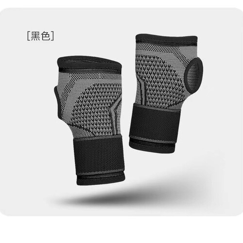 Cross-border foreign trade sports bandage wrapped pressure wrist and palm guard for adult weightlifting fitness breathable palm cover wholesale