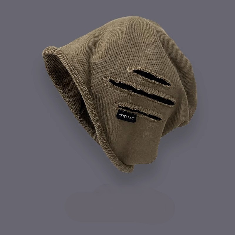 2023 nuevos productos hip-hop gorra fría mujer otoño invierno arañazos montones de gorra mujer suelta cabeza grande girantes de viento vestir