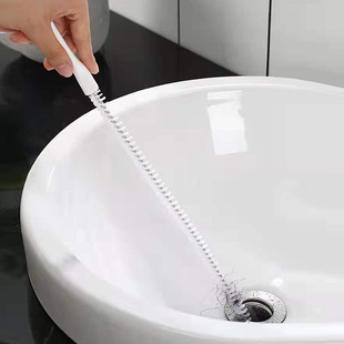 Flexible Pipe Brush Drain Pipe Unblocker Anti-Blocking Stick Kitchen Sink Unclogging Brush Sink Hair Cleaner
