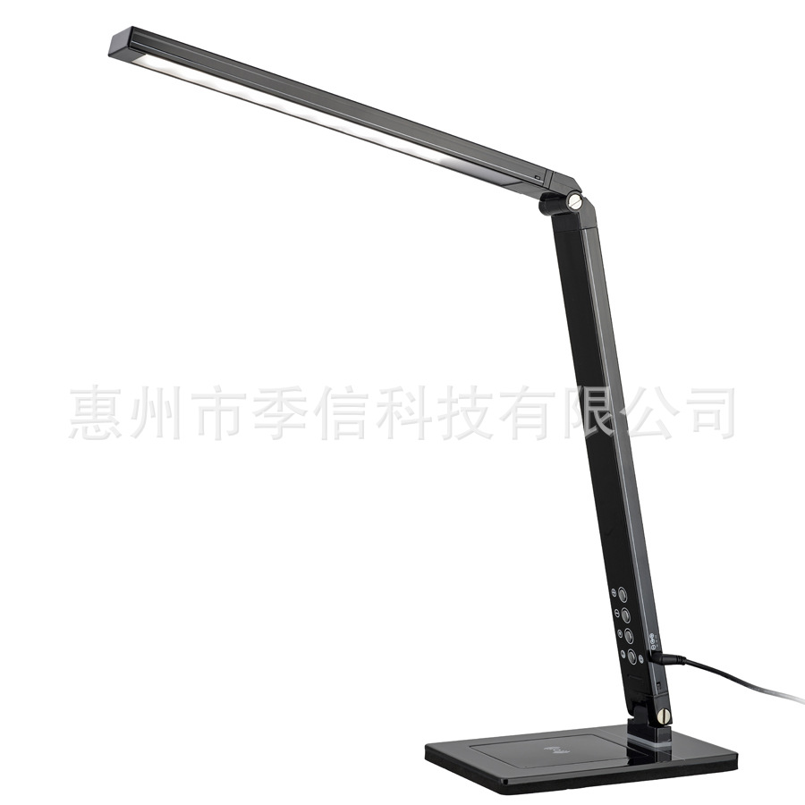 厂家直供10W调光调色无线充USB手机充电可折叠LED台灯