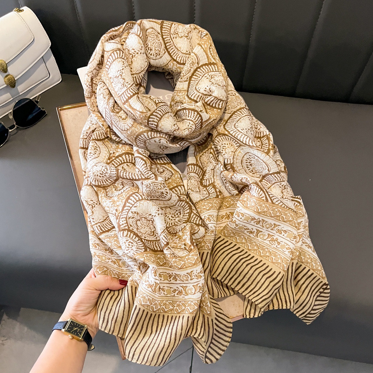 면과 린넨 스카프-31