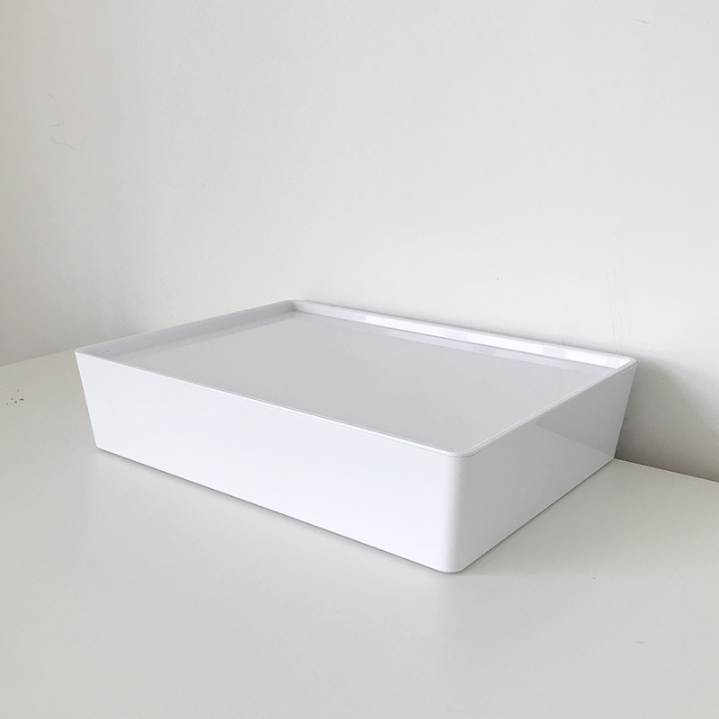 흰색 대형 짧은 모델