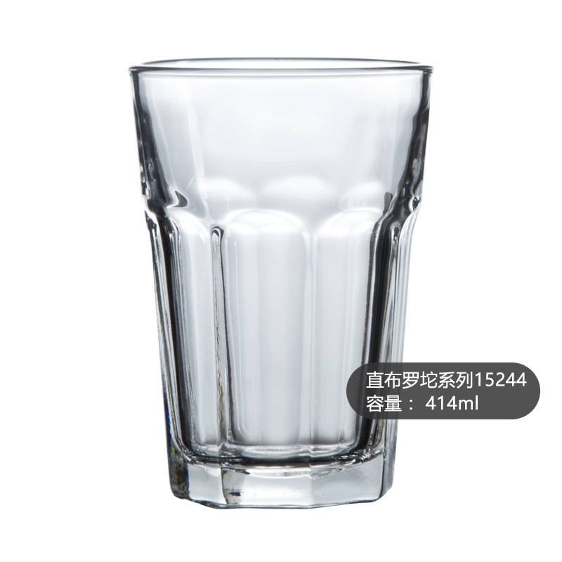 Libbey Libby vidrio espesado Long Island Iced Tea taza de café octogonal taza de jugo de limón Latte Mocha Taza