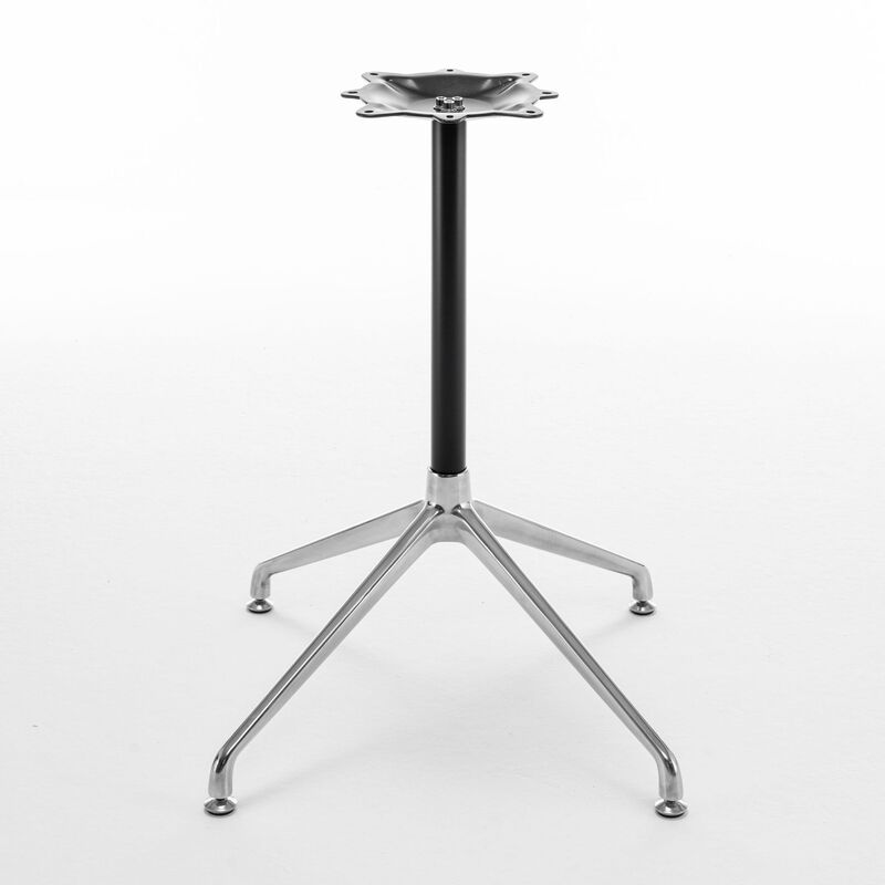 A07 Casual Table Legs Hotel Dining Cross Legs Lightweight Black Column Outdoor Cafe Office Home Table Legs