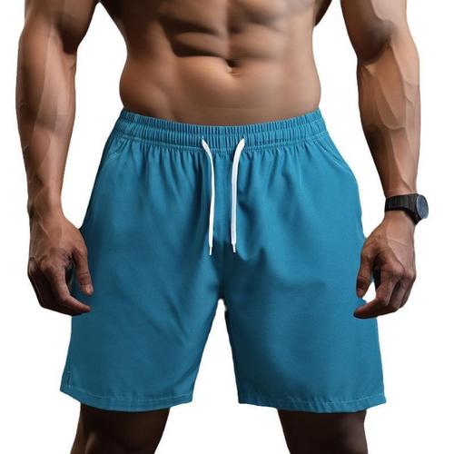 High-quality summer men's five-pocket sporty quick-dry loose extra-large fitness shorts beach pants