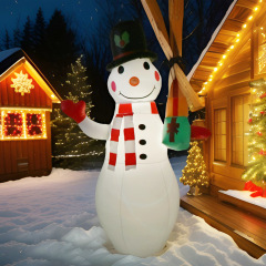 越境クリスマス装飾品新型携帯創意かわいいアニメ雪だるまタンブラーPVC空気入れモデル