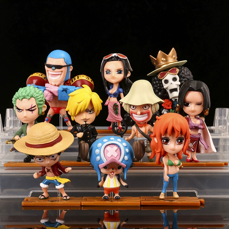 Spot 68th generation 10 One Piece hand -organized Luffy Sauron Joba female Emperor Nami Model Hand -Office wholesale