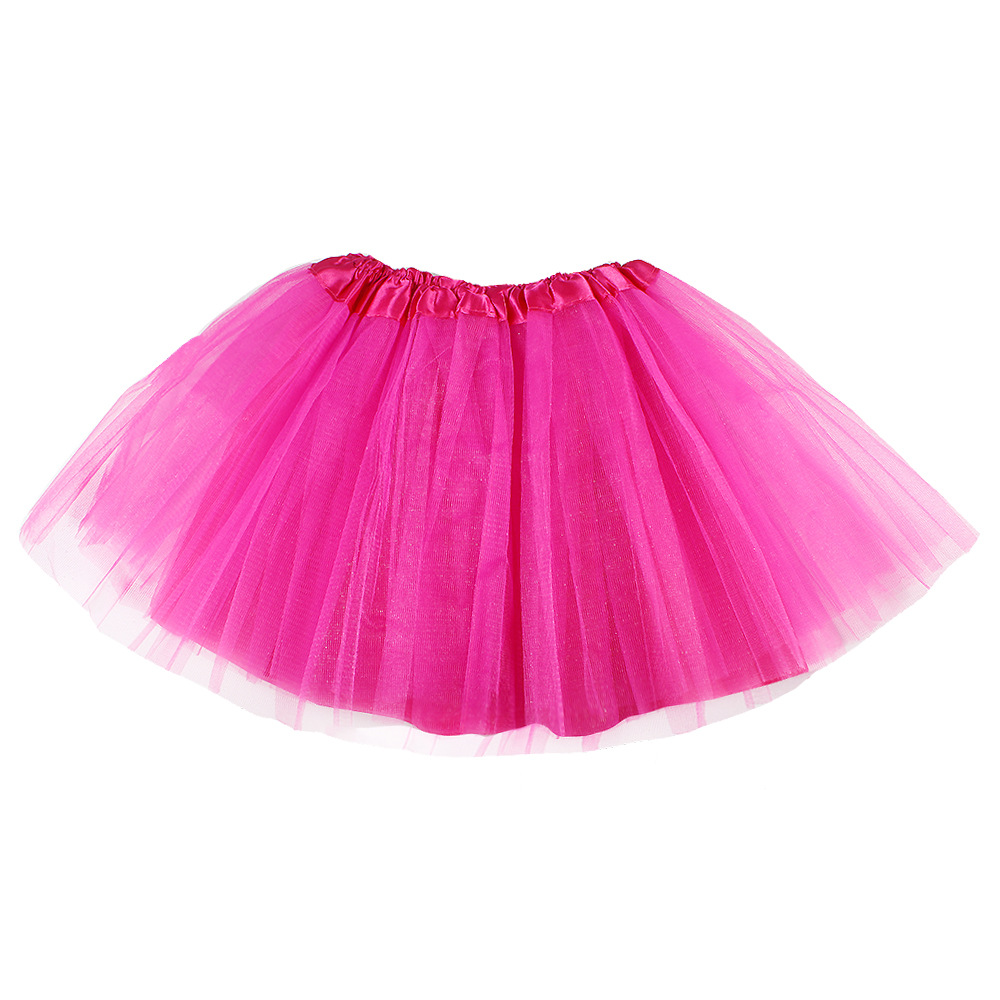 Comercio exterior Amazon con forro pettiskirt falda niños niña verano malla falda fábrica directa punto