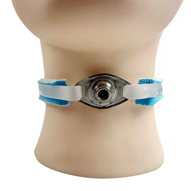 跨境气管海棉绑带款海绵固定带气切带柔软海绵复合魔术贴气管绑带