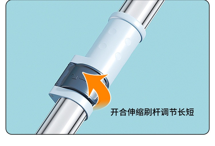Soft-Bristled Curved Telescopic Car Wash Mop, Car Cleaning Tool, Durable and Specialized for Car Washing