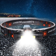 头戴式强光手电筒带充电超亮远射户外超轻小号多功能家用led头灯