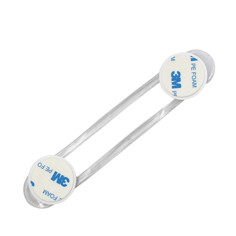 Cerradura de seguridad multifuncional para niños nuevos transparente anti-suave con cerradura de seguridad cerradura del cajón del bebé cerradura del refrigerador