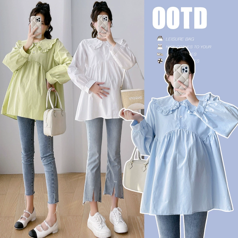 Осеннее термобелье, милая кукла, воротник-куколка, oversize