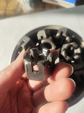 大棚卷帘机配件六花螺母皮带轮螺母五轴卷帘机螺帽开槽花螺母螺帽