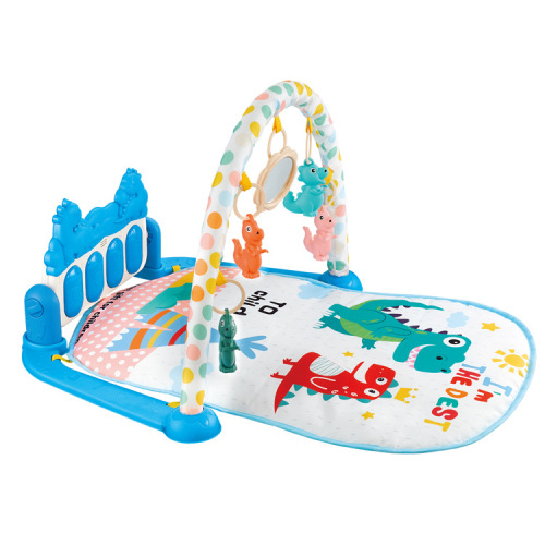 New baby fitness stand baby multifunctional piano pedal early education light music enlightenment fitness blanket toy