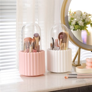 360-degree rotating bump makeup brush cartridge with cover dustproof fog brush barrel dressing makeup eyebrow pencil lipstick cross-border explosions