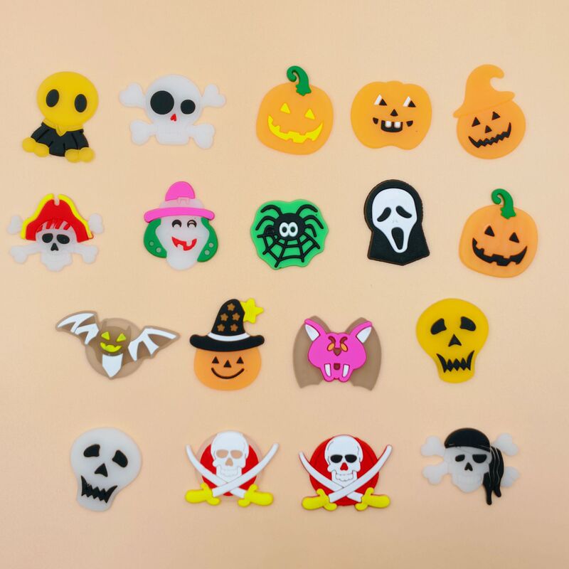 [New Halloween Series] Cross-Border Small DIY Jewelry Accessories Pvc Soft Patch Mobile Phone Case Decorative Accessories