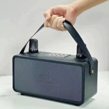 跨境M28蓝牙音箱大功率无线家用音响带话筒户外便携一体K歌音响