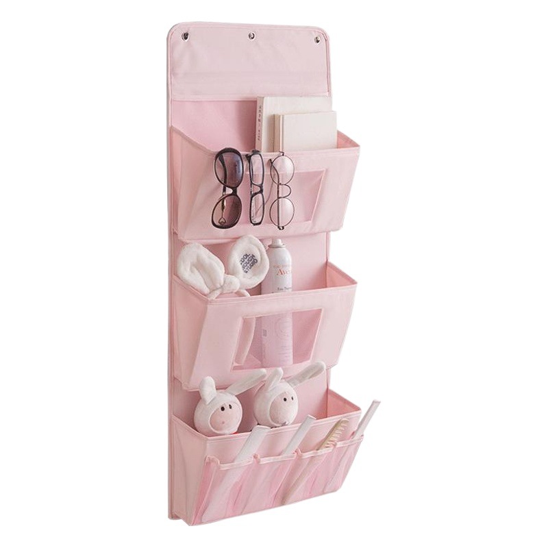 Youna tela creativa cosméticos Puerta de almacenamiento de tela de múltiples capas colgando bolsa de organización bolsa de almacenamiento de dormitorio misceláneas