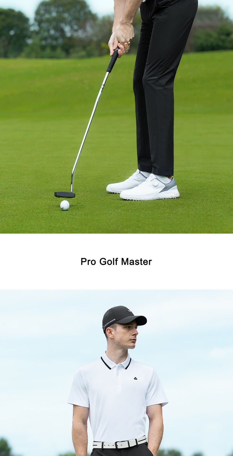 Áo polo golf nam tay ngắn cổ bẻ sọc PGM vải pique thấm hút — YF676-màu đỏ (vải hạt nhỏ), YF676-màu xanh nước biển (vải hạt nhỏ), YF676-Trắng (vải hạt nhỏ) chi tiết 11