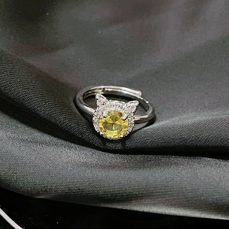 7g Weight Zircon Inlay Material Rings Classification Adjustable Ring Size 1 Piece Quantity Daily Occasion Copper Material Geometric Pattern All Seasons Season Women's Gender Inlay Design IG Style, Shiny Style Wholesale Jewelry IG Style Shiny Geometric Copper Zircon Inlay Rings 6