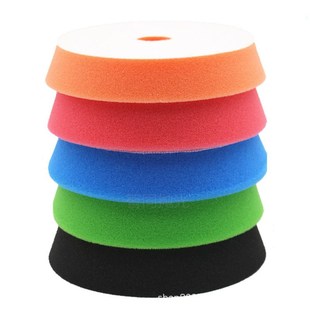 Car beauty polishing waxing sponge disc 6 inch beveled edge 5pcs car paint grinding self-adhesive grinding in the polishing