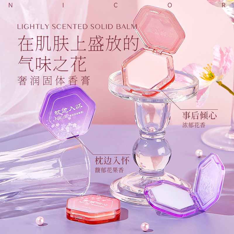 Nicor Perfumer's Long-Lasting Fragrance Balm for Women, Luxurious Solid Balm, Portable Fragrance Balm for Reselling