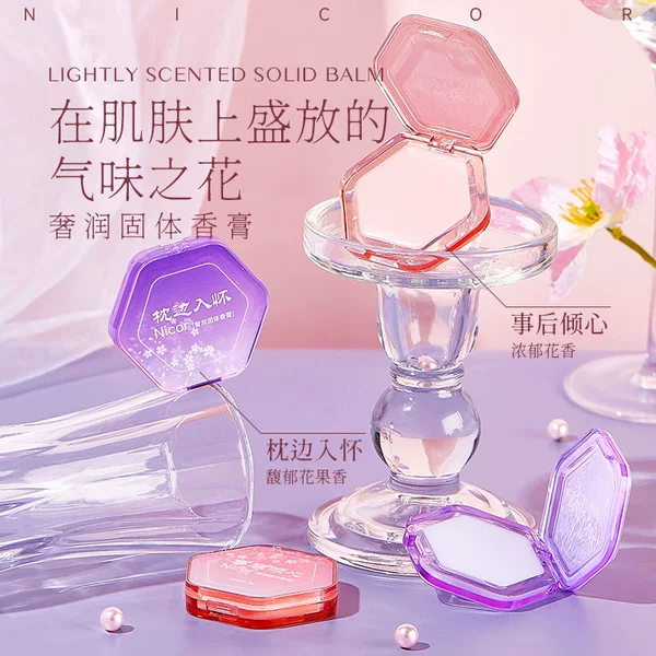 Nicor Perfumer's Long-Lasting Fragrance Balm for Women, Luxurious Solid Balm, Portable Fragrance Balm for Reselling