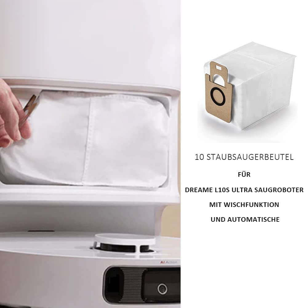 Adecuado para rastrear accesorios de robot de barrido L10S Ultra MOP S10 bolsa de polvo Xiaomi 1C cepillo principal cepillo lateral