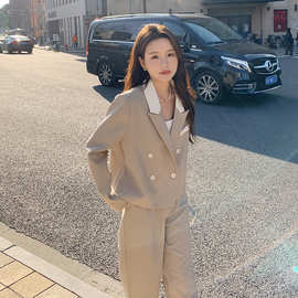 套装女装春秋装2025年新款减龄百搭舒适提升品质小西装套装两件套